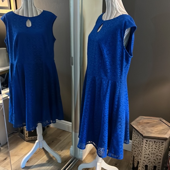 London Times Dresses London Times Woman 8w Blue Dress Stunning